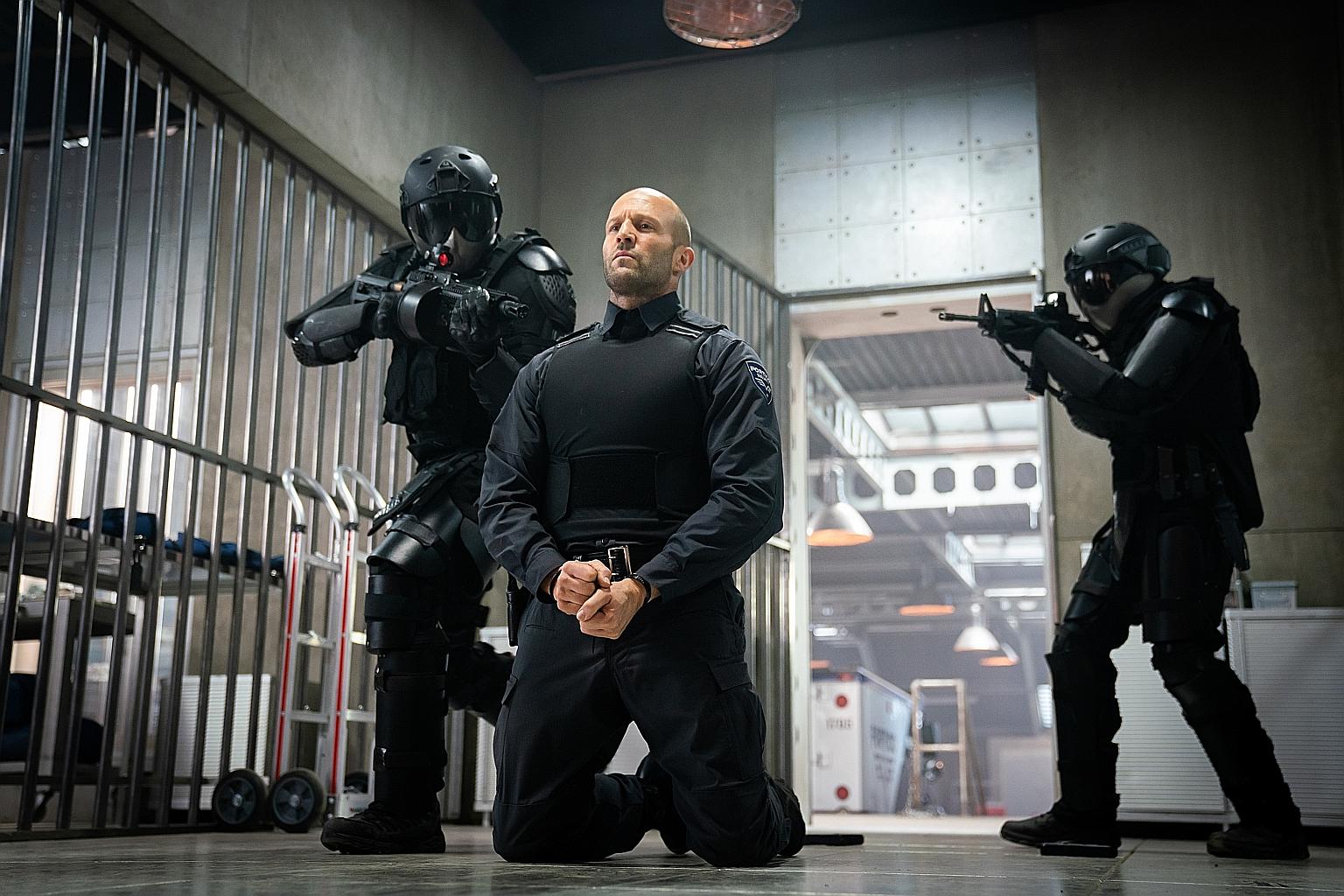 English actor Jason Statham (above) plays an alpha male anti-hero in the action thriller Wrath Of Man.