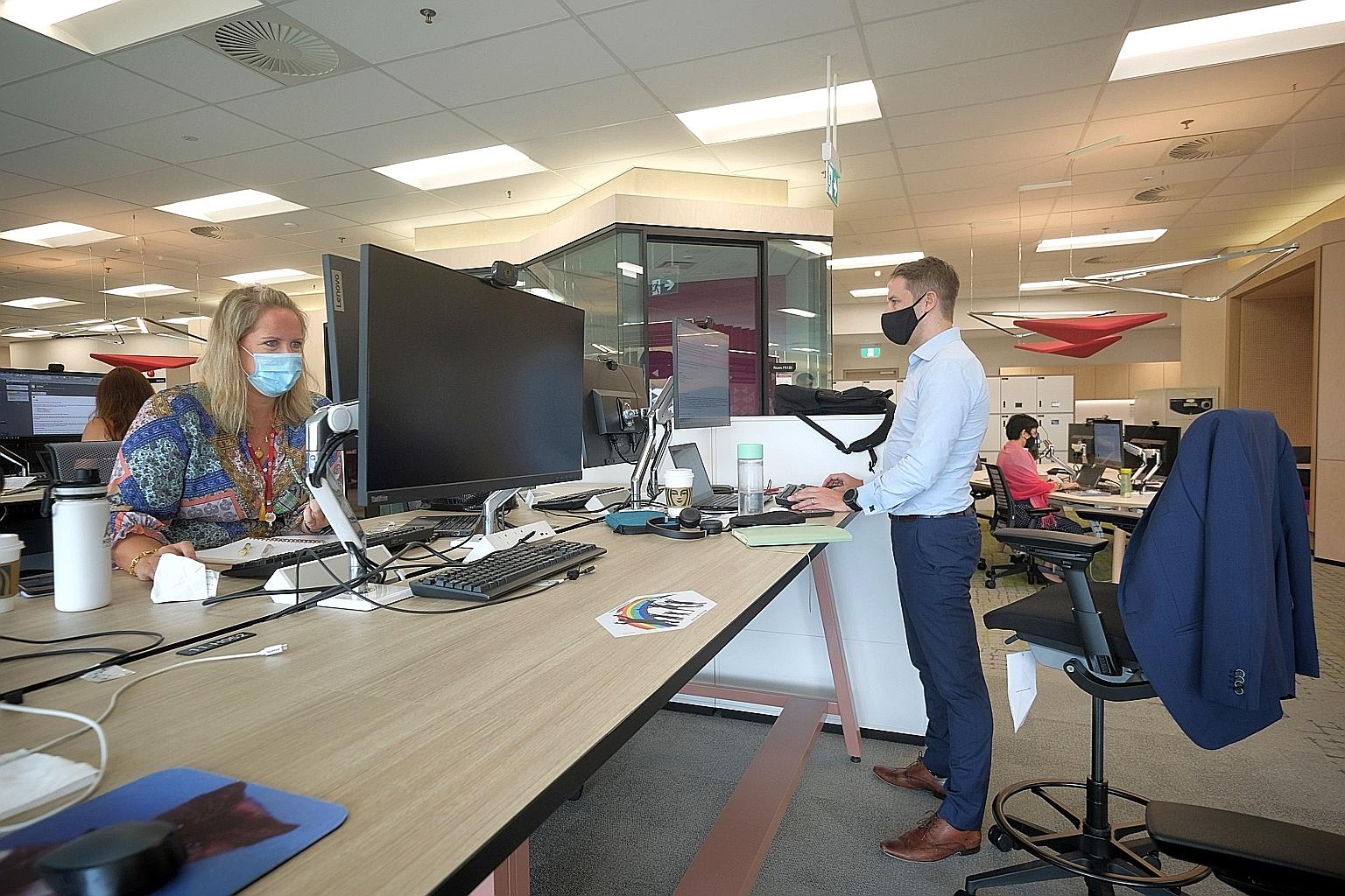 HSBC has moved from fixed-desk seating to an activity-based workplace where employees have a variety of individual and shared places.