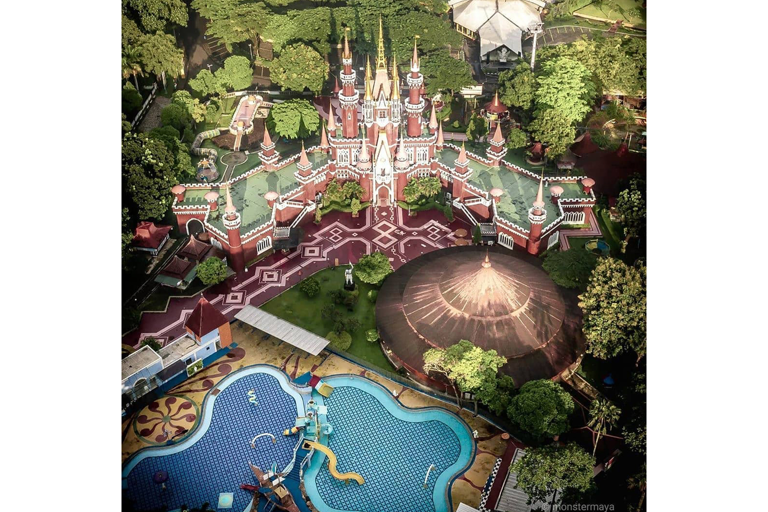 The 146ha Disney-styled Taman Mini Indonesia Indah was the brainchild of Mr Suharto's wife, Ms Siti Hartinah, and is a staple for Indonesians looking for an affordable day out.
