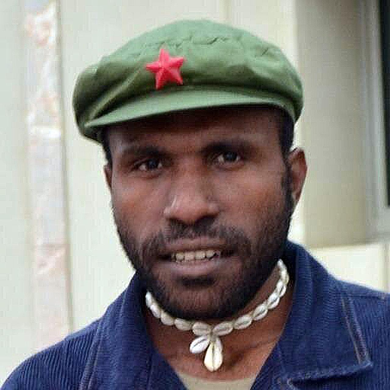 Mr Victor Yeimo has been accused by Indonesian police of being the "mastermind" behind civil unrest in Papua and of committing treason. PHOTO: VICTOR YEIMO/TWITTER