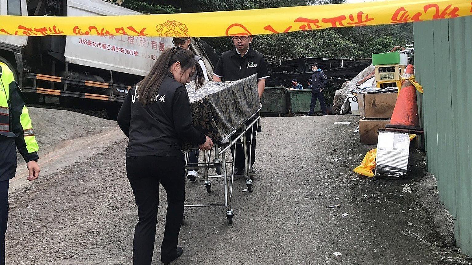 The body of a newborn baby girl was found in a food recycling bin at a waste management facility in Taipei on Feb 26, 2019. In February this year, Taiwanese authorities issued an arrest warrant for a couple in Singapore for allegedly dumping the body