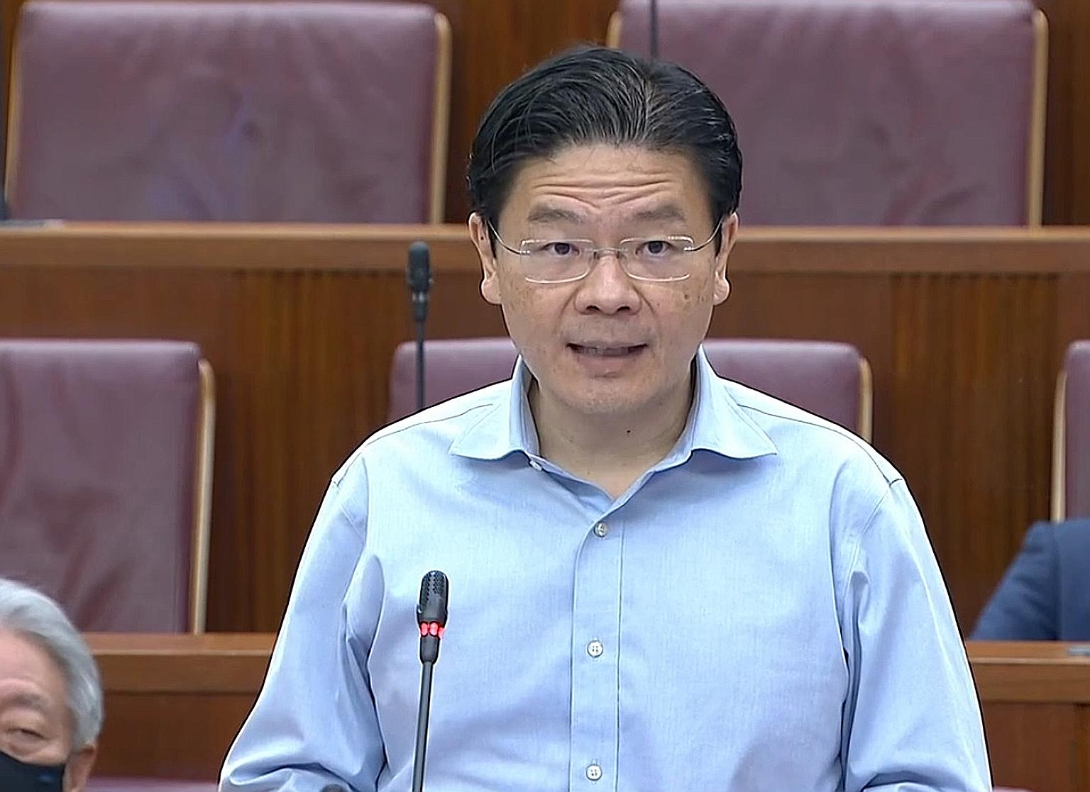 Second Finance Minister Lawrence Wong said that from 2016 to last year, the Government had taken the maximum amount allowed under the Constitution. PHOTO: GOV.SG