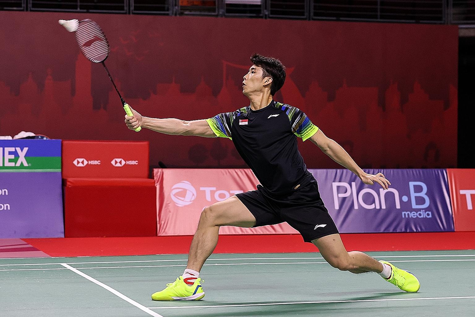 Singaporean shuttlers Loh Kean Yew (left) and Yeo Jia Min (above) are likely to qualify for the Tokyo Olympics. World no. 42 Loh is 18th in the Race to Tokyo rankings, while women's world No. 29 Yeo is 17th - the top 34 singles players will earn a sp