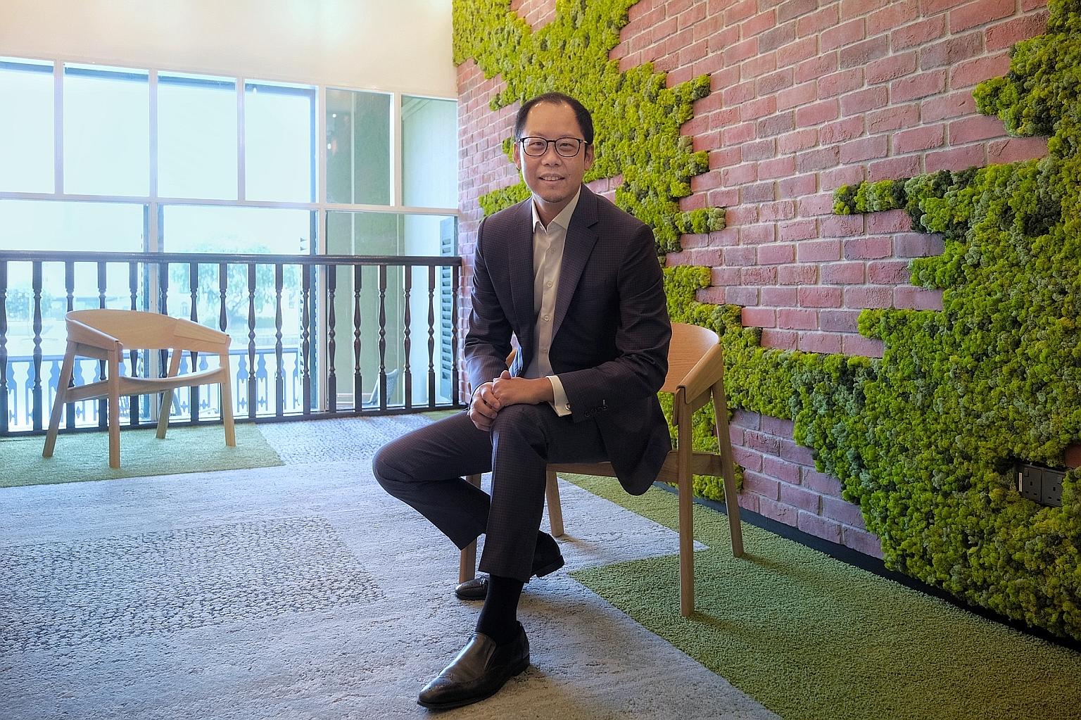 UOB's new chief sustainability officer Eric Lim says he will focus on pushing solar energy through the bank's U-Solar programme, which helps people switch their energy source.