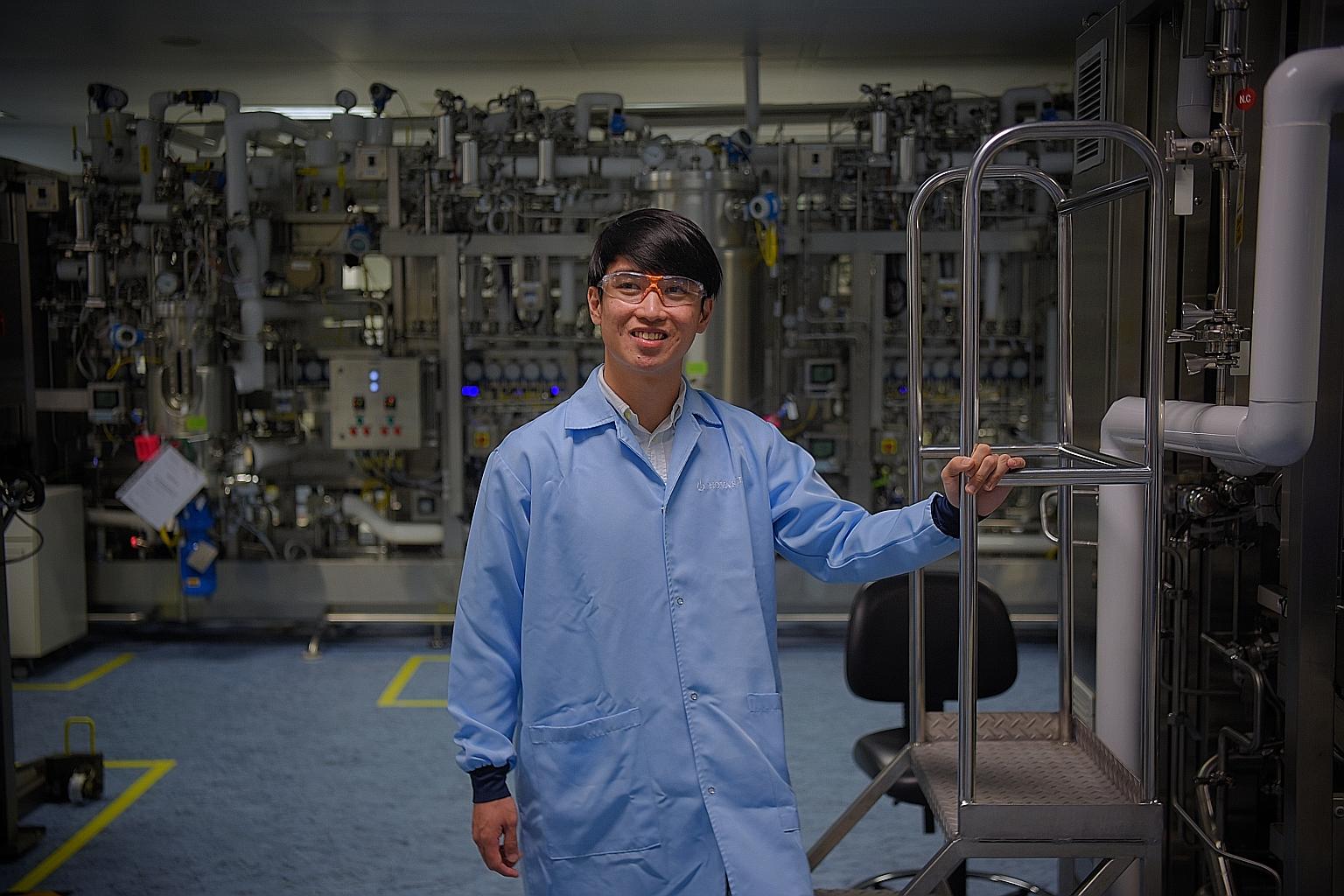 Mr Chia Renjie from Novartis Singapore Pharmaceutical Manufacturing joined the sector in 2015 and has seen how it has grown. He cites attach-and-train opportunities for university graduates and mid-career job seekers as an example of how it has becom