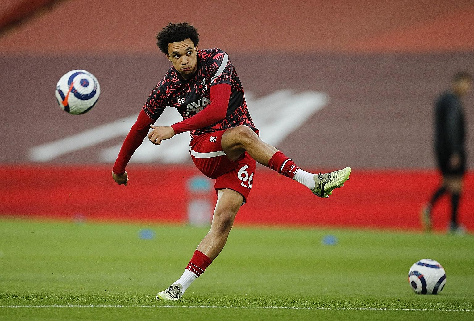 Liverpool's Trent Alexander-Arnold was brilliant in the 4-2 win over Manchester United at Old Trafford on Thursday. The Reds will need him to continue his form against West Bromwich Albion today.