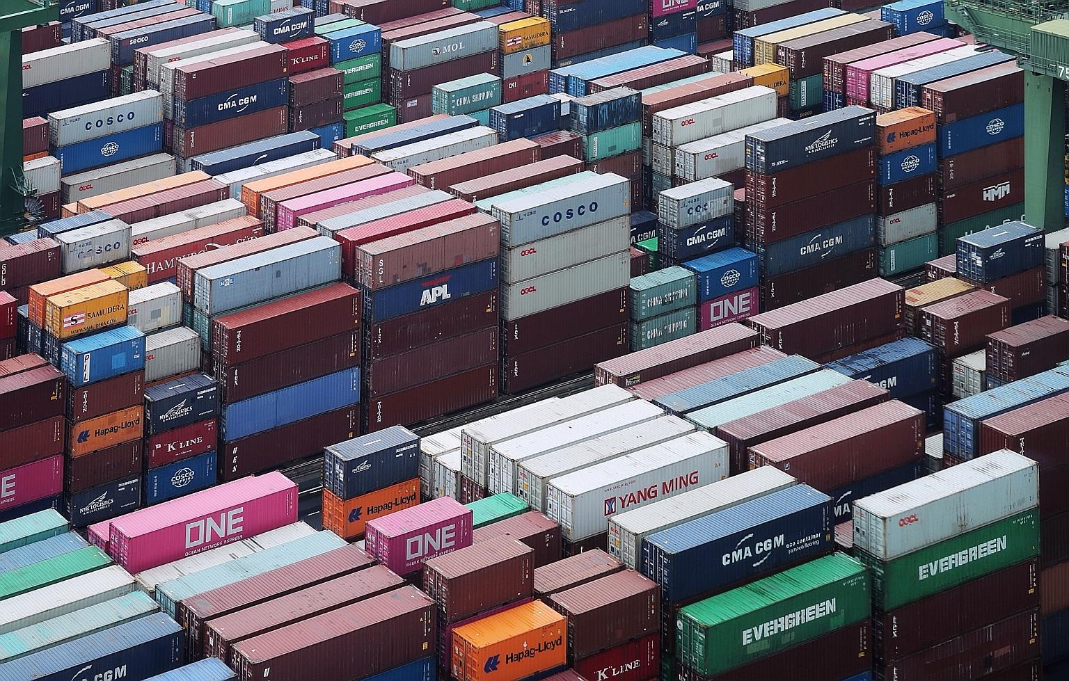 Shipments grew 6 per cent year on year last month, continuing the positive growth trend seen since December. But last month's export growth was lower than the revised 11.9 per cent expansion recorded in March.