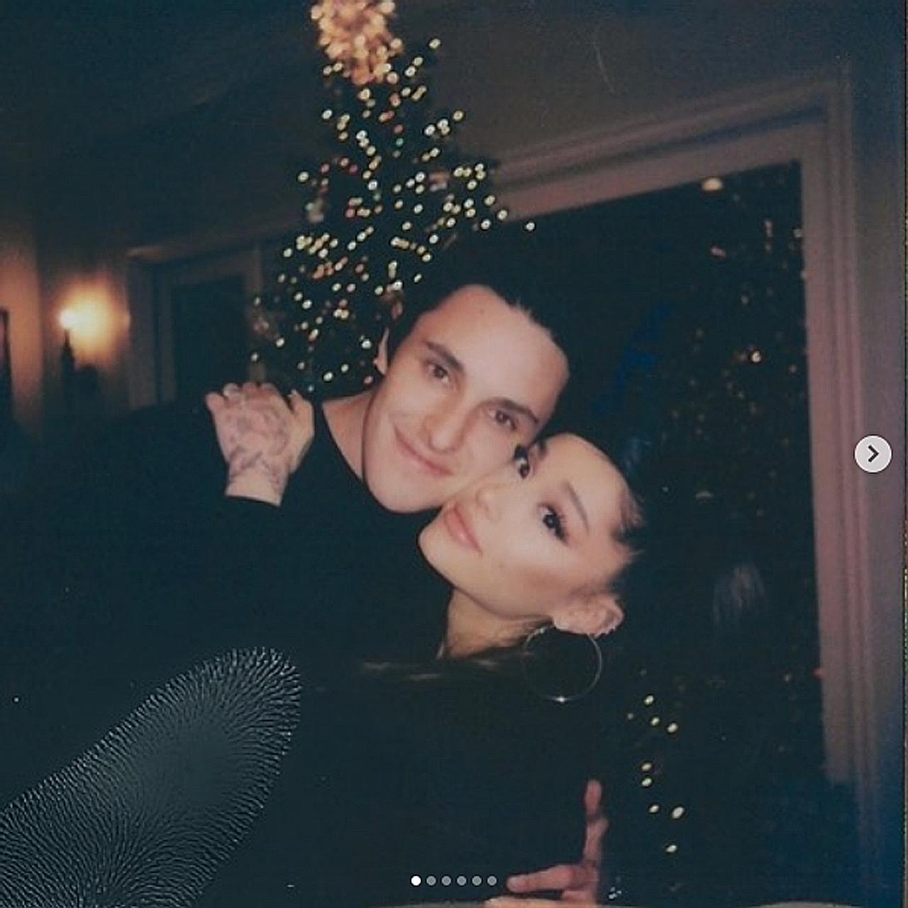 Singer Ariana Grande and her husband Dalton Gomez.