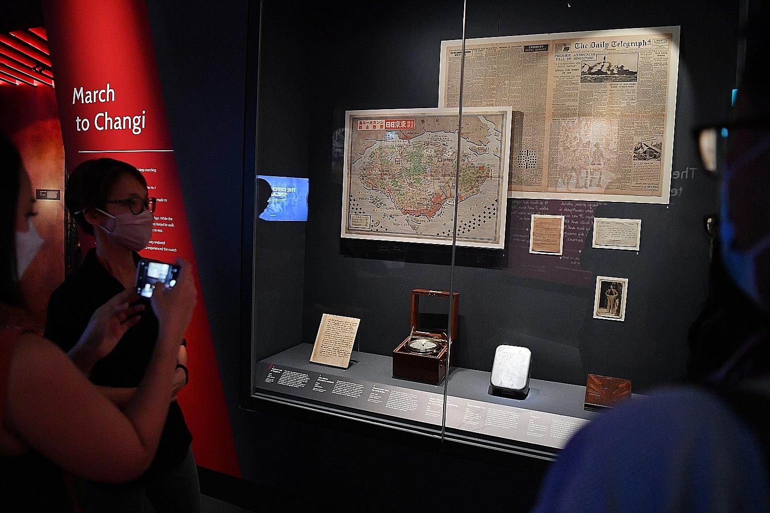 Artefacts on display at the Changi Chapel and Museum. After the museum was closed for a revamp in 2018, the National Museum's curators scoured the globe for items that could help it better tell the story of Changi Prison. They have since put together