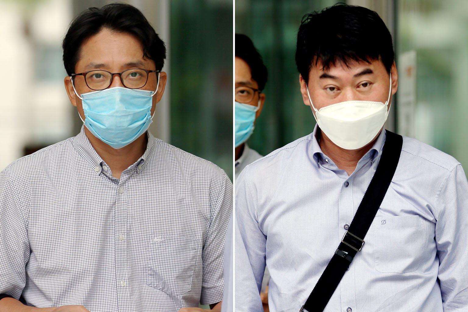 Both Ro Sungyoung (left) and Kim Young-Gyu (right) of Daewoo Engineering and Construction pleaded guilty earlier this month to a charge each of conspiring to bribe Henry Foo Yung Thye with $30,000.