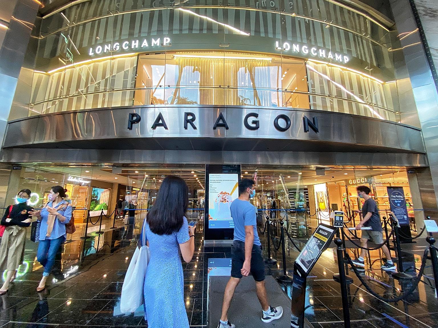 The exit of some retailers has freed up space in the heart of Orchard Road, allowing other brands to open stores in prime locations in the shopping belt such as Paragon mall. ST PHOTO: DESMOND WEE