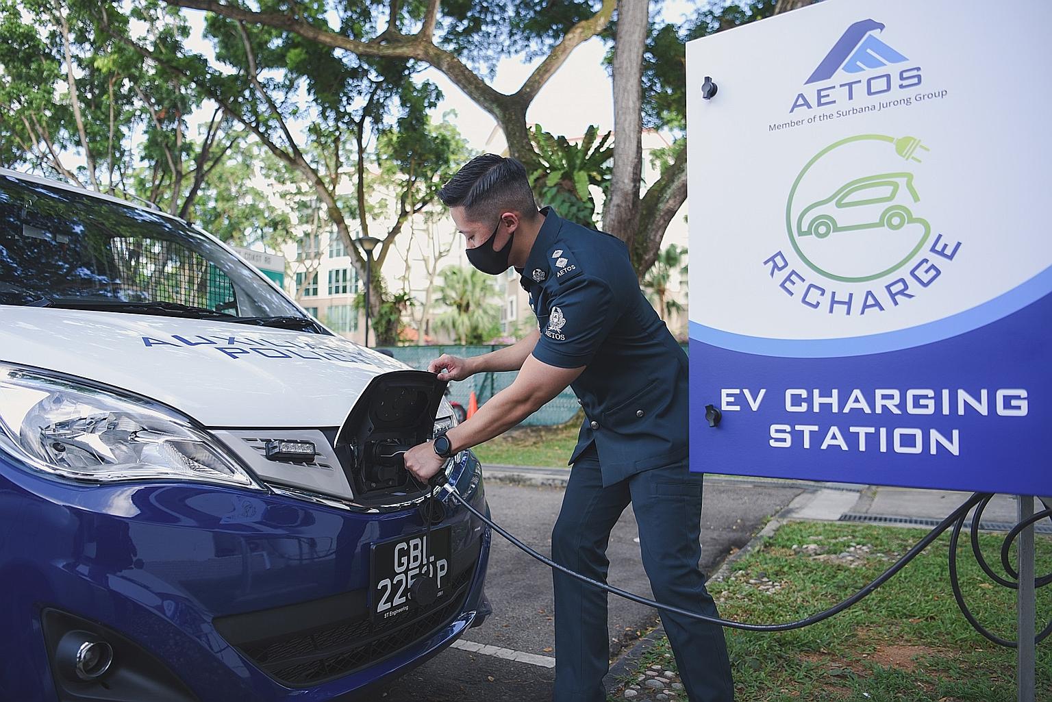 To support EV adoption, Aetos will install charging infrastructure at its operational bases, starting with an alternating current charging station in West Coast.