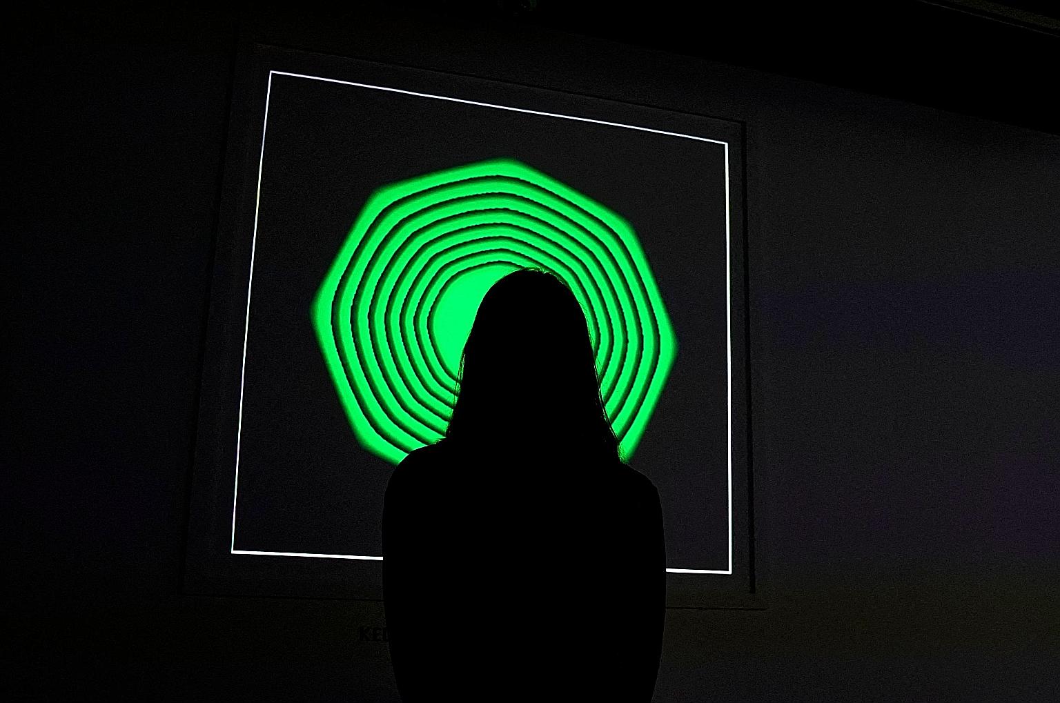 Quantum, an octagon-shaped animation by artist Kevin McCoy, went on sale at Sotheby's at an online auction last Thursday.