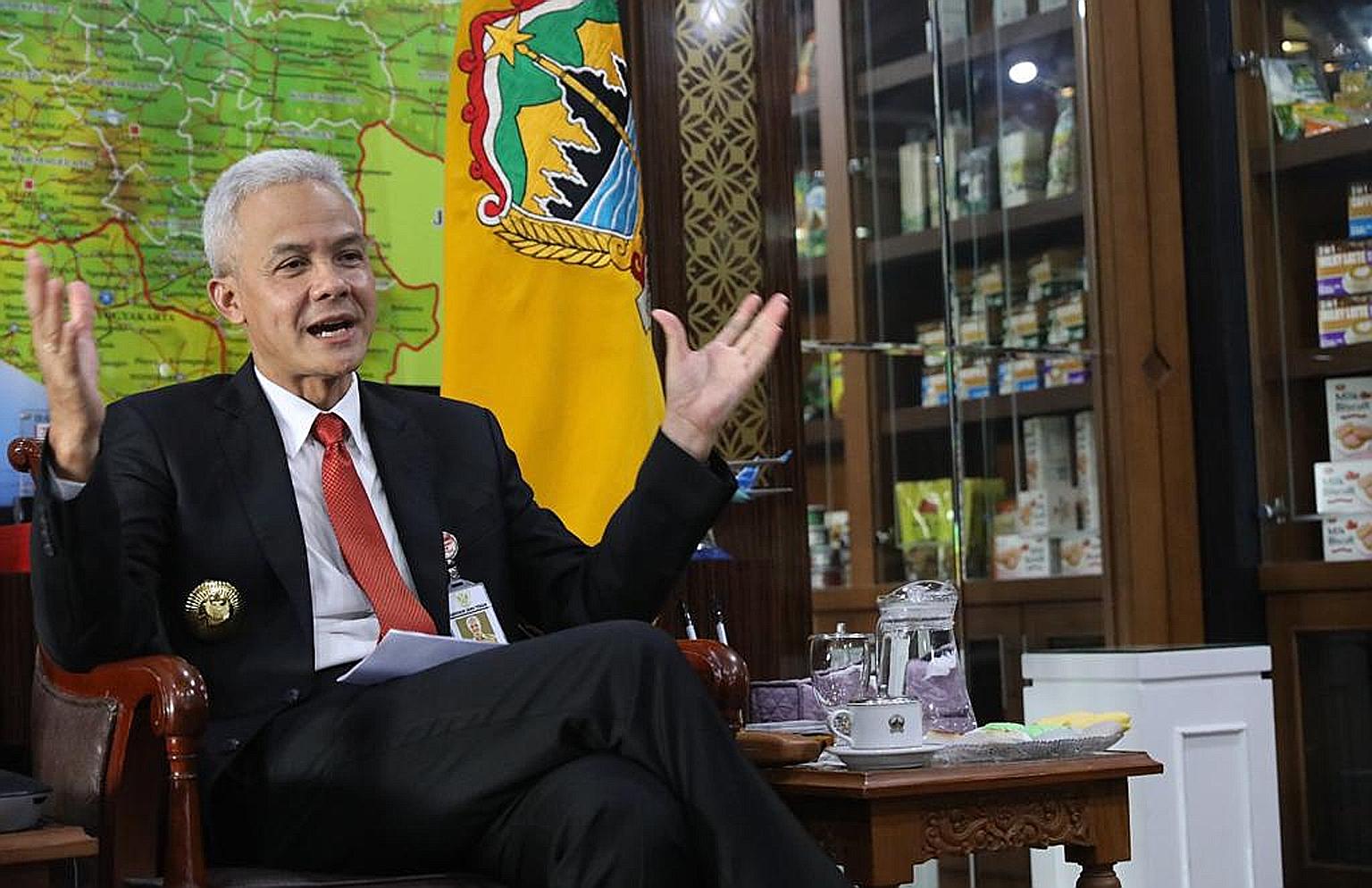 Central Java Governor Ganjar Pranowo is three years into his second and final term. An escalating row with the leadership of his party over his use of social media risks upending a potential run for the presidency at elections in 2024.