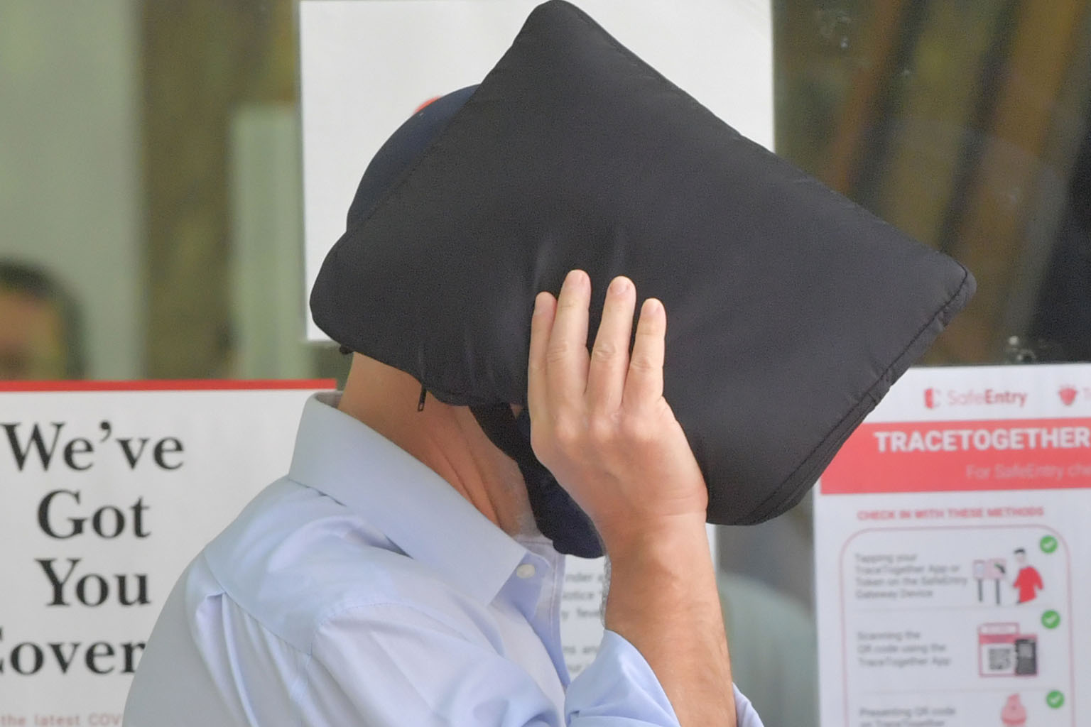 Jeffery Todd Martin stopped his bicycle in the middle of the lane in front of the lorry, in a road rage incident in 2019.