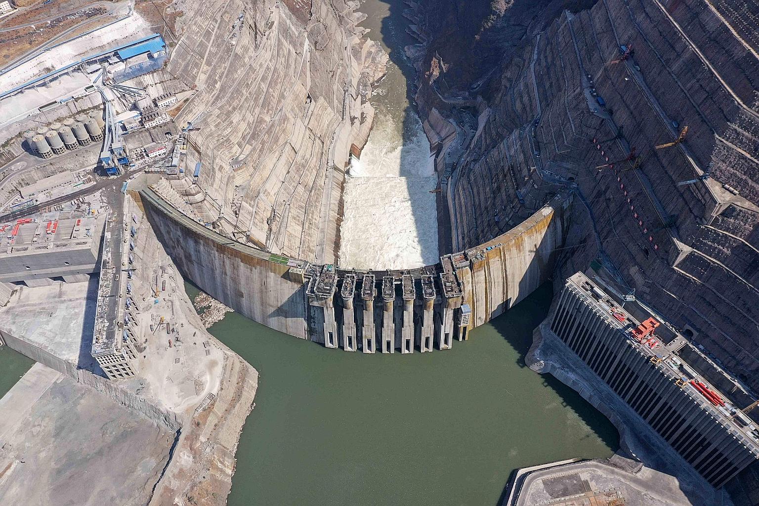 The Baihetan hydropower station in China. Institutional investors have over the past couple of years found success in environmental, social and governance projects, including solar farms, hydropower energy and sustainable agriculture, says Ms Jayne B