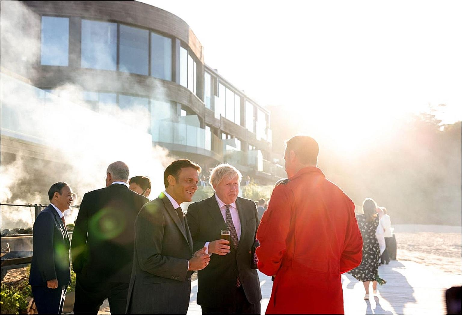 A Downing Street spokesman has denied that G-7 leaders broke Covid-19 rules during the beach barbecue last Saturday.