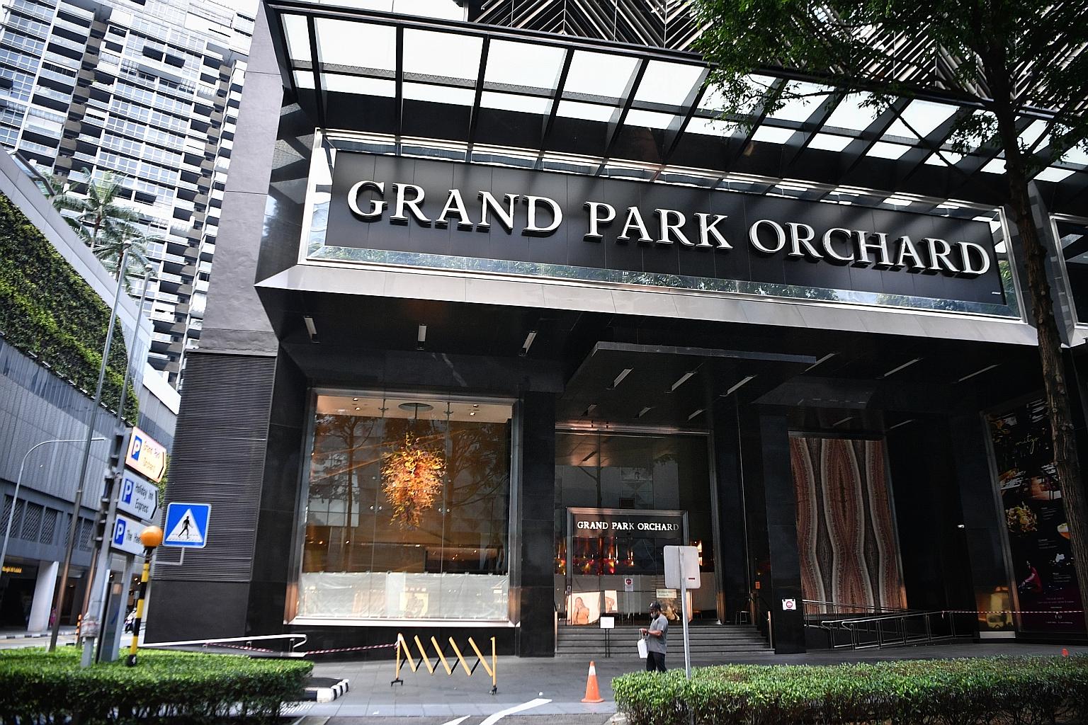 The Straits Times understands that Grand Park Orchard hotel in Orchard Road and alleged unpaid rent are involved in an issue behind an application by New Park Property to wind up Park Hotel Management, which until recently owned the Singapore-based P