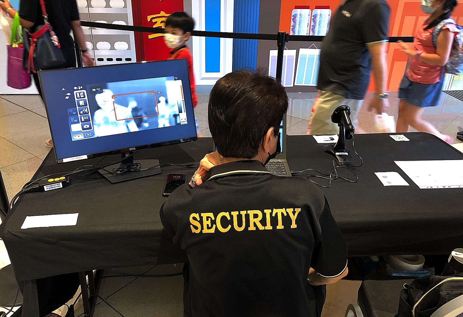 A forum letter published in The Straits Times last Tuesday had argued that wage recommendations in the Progressive Wage Model for the security sector should be lowered for locals to be able to compete with foreigners. ST PHOTO: KELVIN CHNG