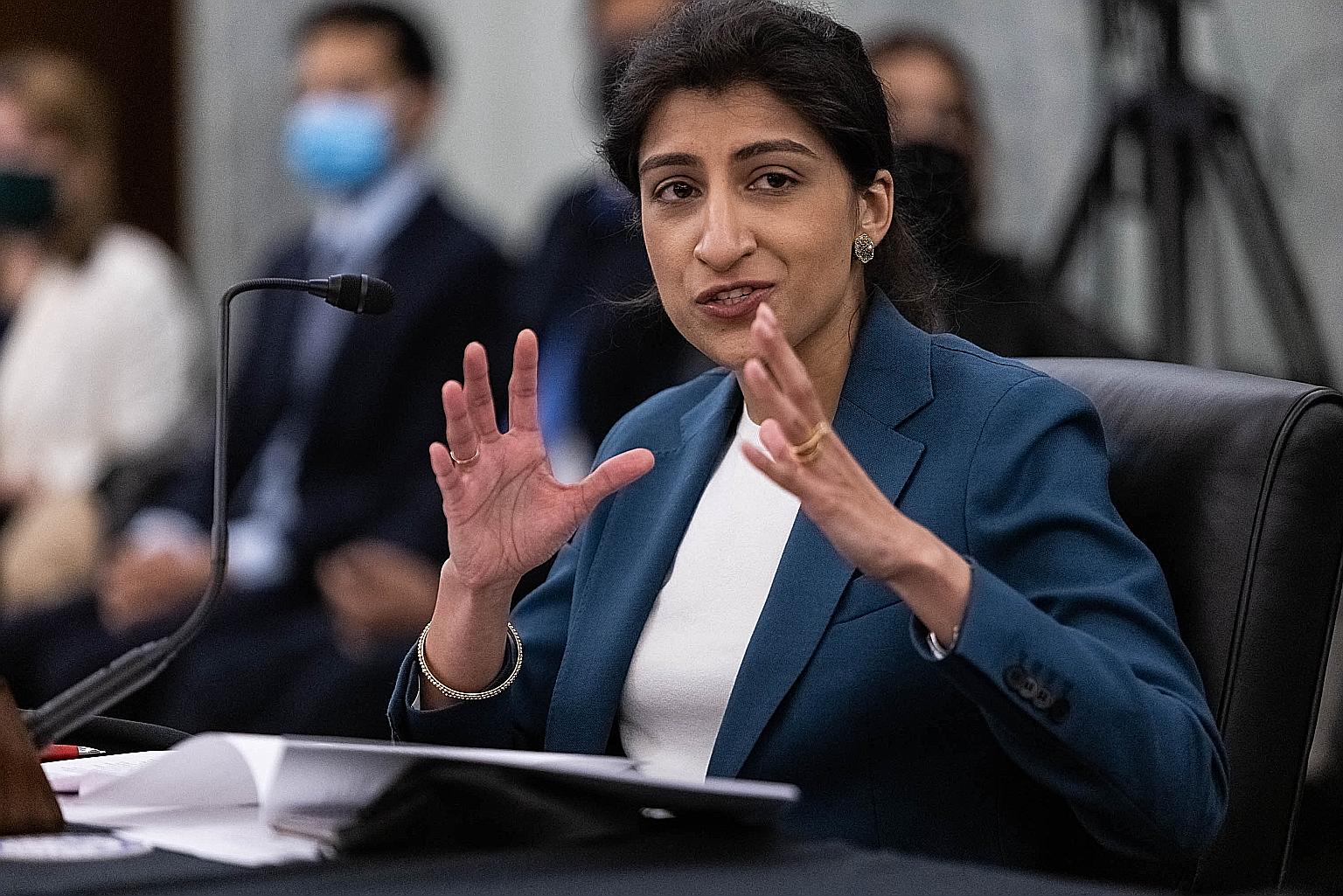 Ms Lina Khan - a prominent advocate of breaking up Big Tech - has been nominated to head the US Federal Trade Commission, one of the agencies charged with antitrust enforcement.