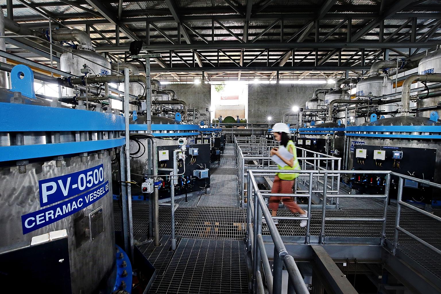 When fully renovated, Choa Chu Kang Waterworks will feature new water treatment technologies, including an advanced membrane filtration system and an automated chemical preparation or dosing system.
