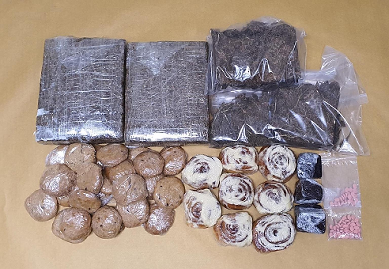 The drugs seized from a residential unit near Siglap Walk during a raid by CNB officers on Tuesday are estimated to be worth more than $57,000.