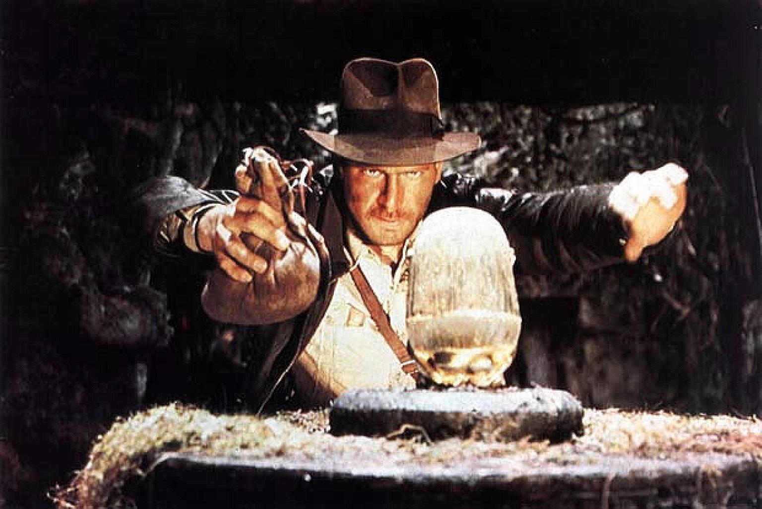 Raiders Of The Lost Ark's crew and cast, including Harrison Ford (left), suffered food poisoning.