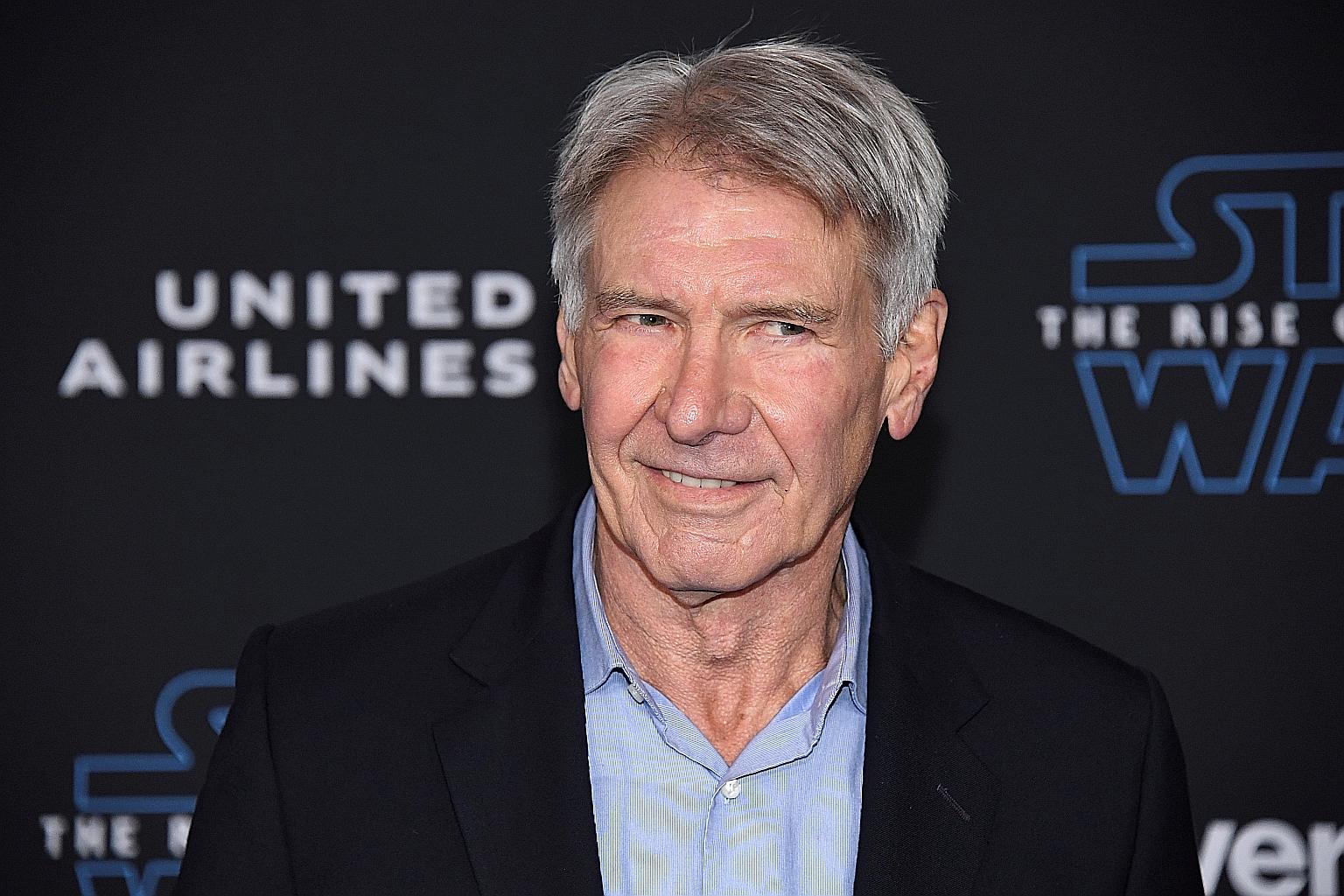 Disney said actor Harrison Ford suffered a shoulder injury, but gave no details on how he was hurt or how badly.