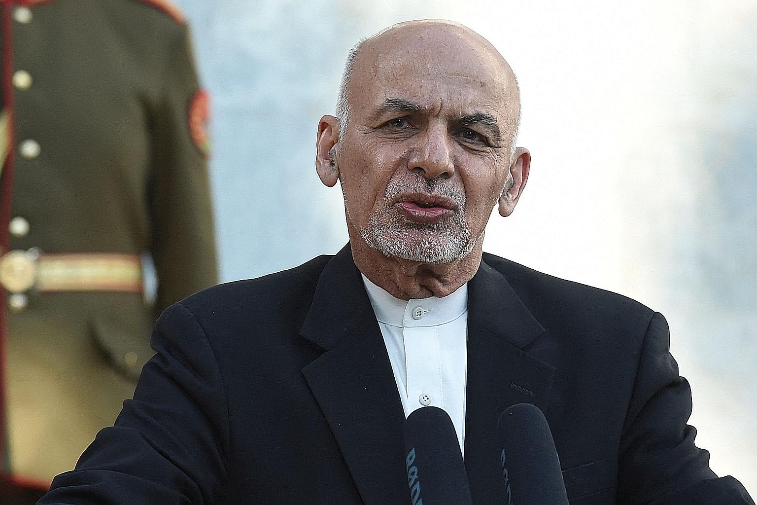 Afghanistan's President Ashraf Ghani is in Washington for talks as the last of US forces prepare to leave the country.