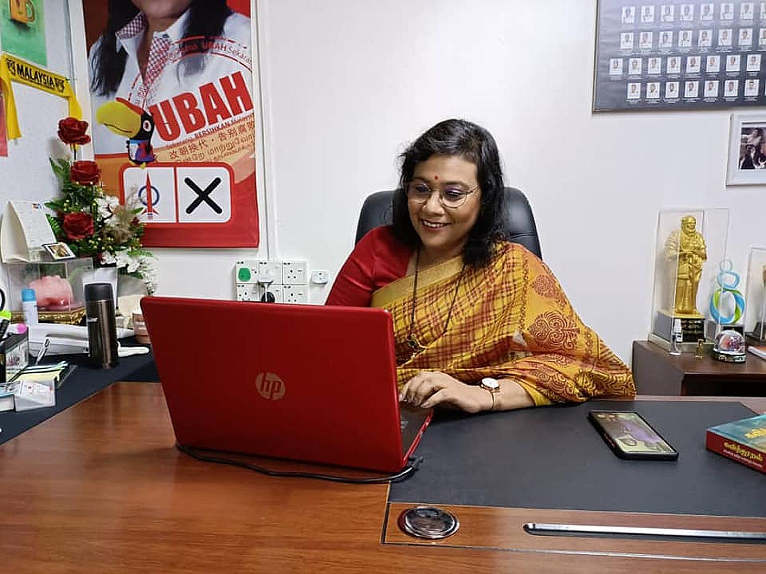 Pahang state assembly member Kamache Doray Rajoo contracted Covid-19 in January. Even though she has recovered from the disease, she still suffers from fatigue, breathing difficulties and back pain, making it difficult sometimes for her to keep up wi