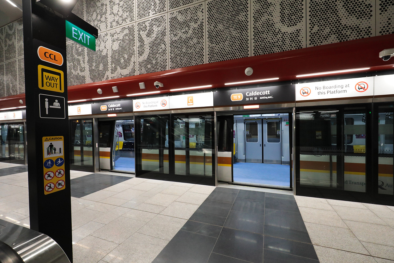 Stage 2 of Thomson-East Coast MRT Line to open on Aug 28 | The Straits ...