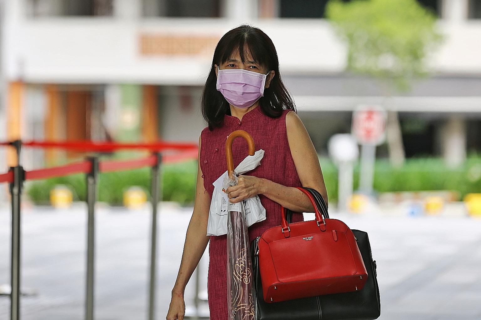 Former property agent Tan Beow Hiong, 57, made headlines earlier this year after she was recorded grilling passengers about their race on an MRT train.