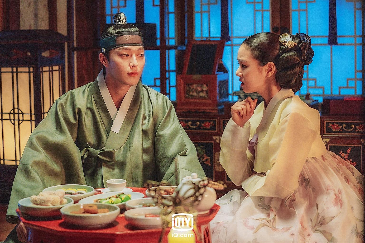 South Korean actor Jang Ki-yong plays a nine-tailed fox spirit who has to live with a college girl, played by K-pop's Lee Hye-ri (both above), after she accidentally swallows a fox marble he needs to turn into a human being.