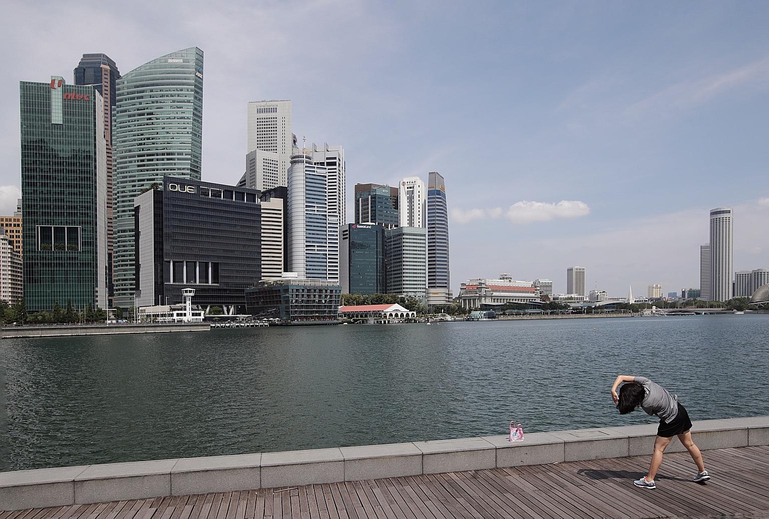 Economists say Singapore's recovery continues, driven by manufacturing and exports that were less hurt by Covid-19 curbs. ST PHOTO: GIN TAY