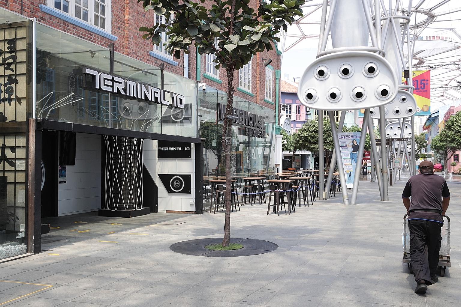 Terminal 10 at Clarke Quay is one of the KTV lounges added to the list of KTV outlets where there is likely ongoing transmission of Covid-19.