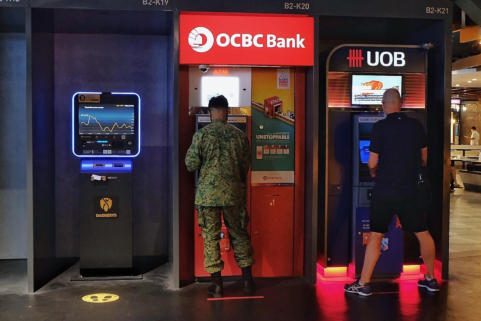 Today, there are about 10 cryptocurrency ATMs here, six of which belong to blockchain technology company Daenerys & Co. A cryptocurrency ATM allows one to connect to a cryptocurrency account to buy and sell cryptocurrency.