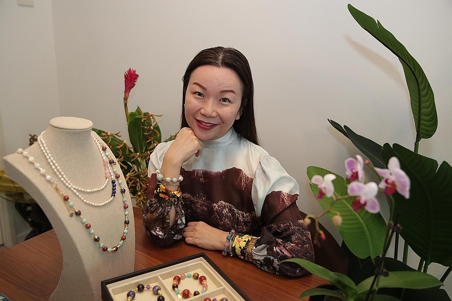Covet Crystals Jewelry founder Tan Shu Min stumbled upon crystal healing after losing her mother to cancer.