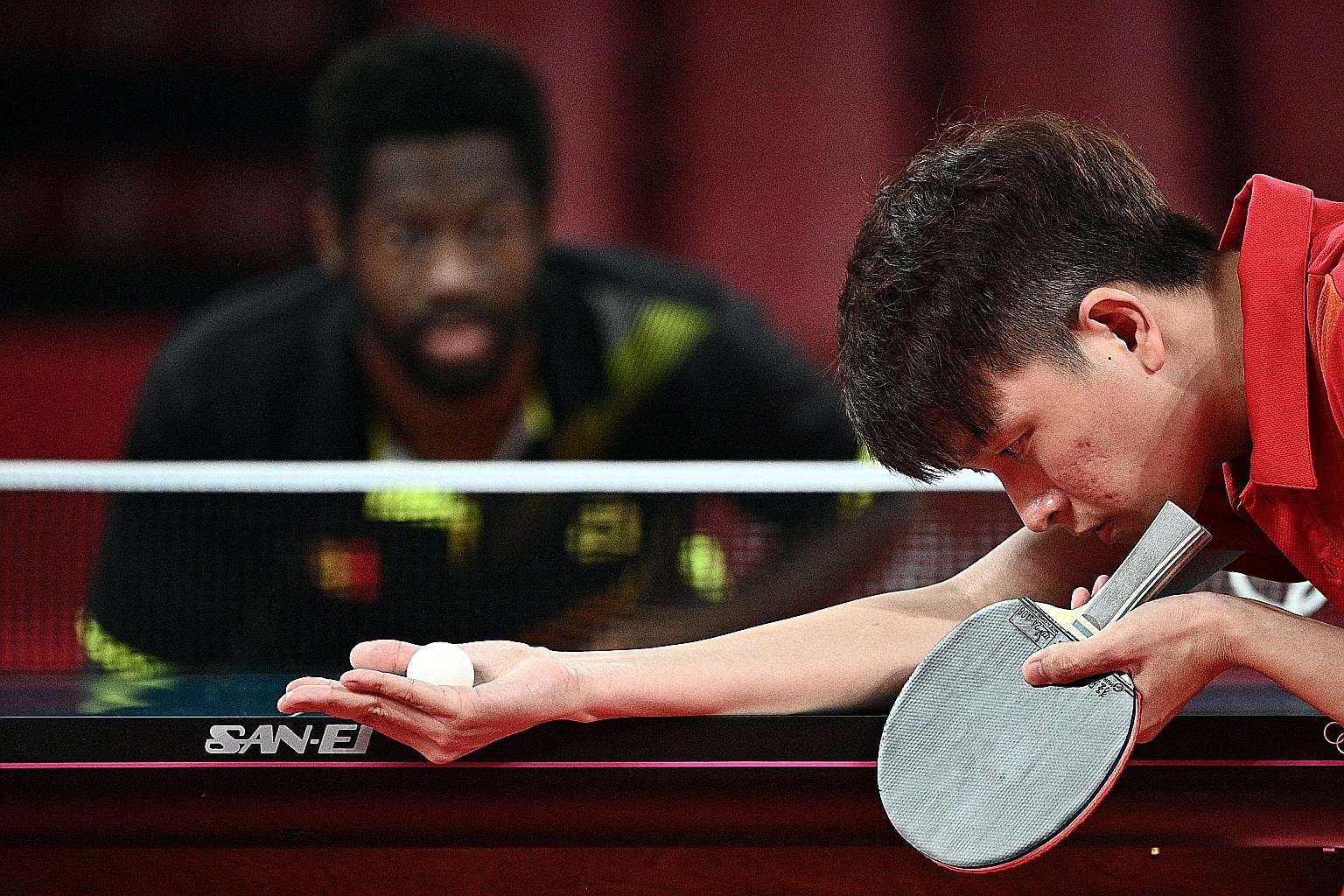 Singapore's Clarence Chew will need to raise his game again when he faces Austrian world No. 44 Daniel Habesohn today.