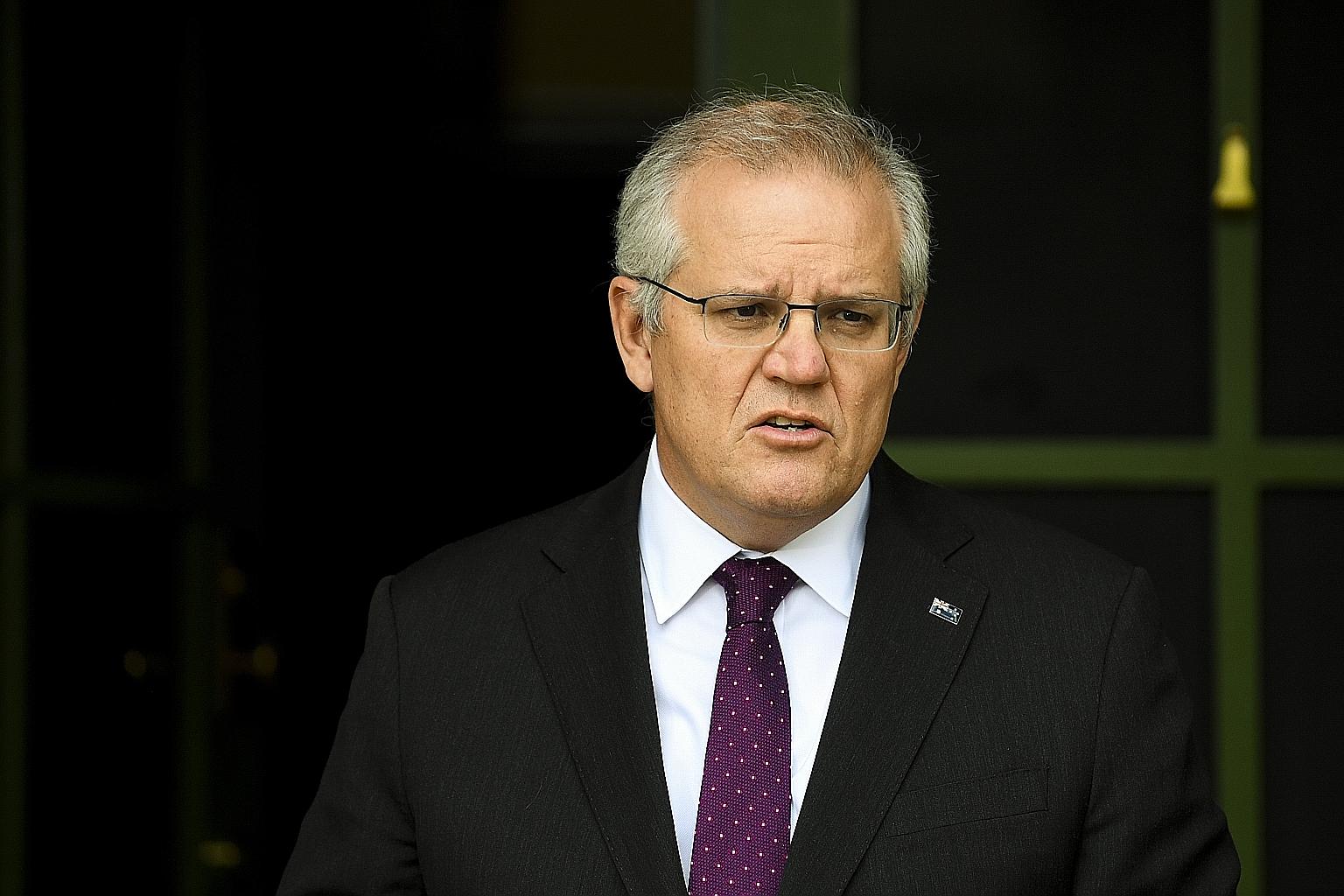 Australian PM Scott Morrison faces pressure from the states to step up purchases of vaccines.