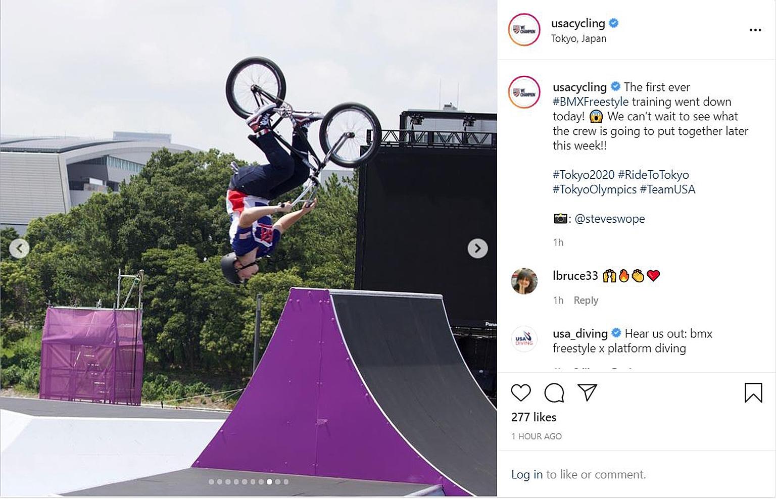 Three-time world champion Hannah Roberts, 19, has cooked up some new tricks for the BMX freestyle competition.