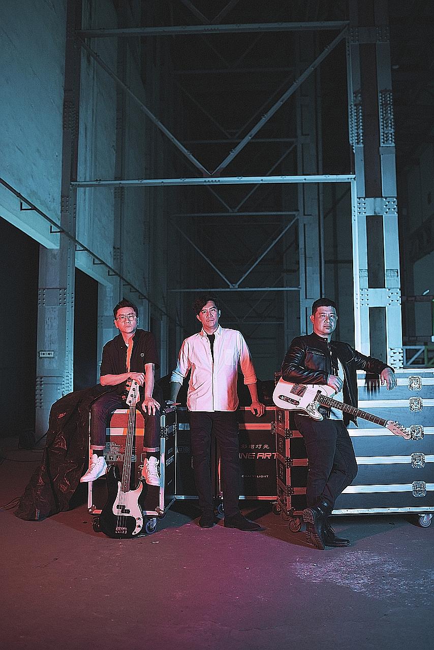 Comprising (above from left) Desmond Goh, William Lim Jr and David Tan, Electrico have largely stuck to their trademark melody-driven rock sounds in Left Of The Century.