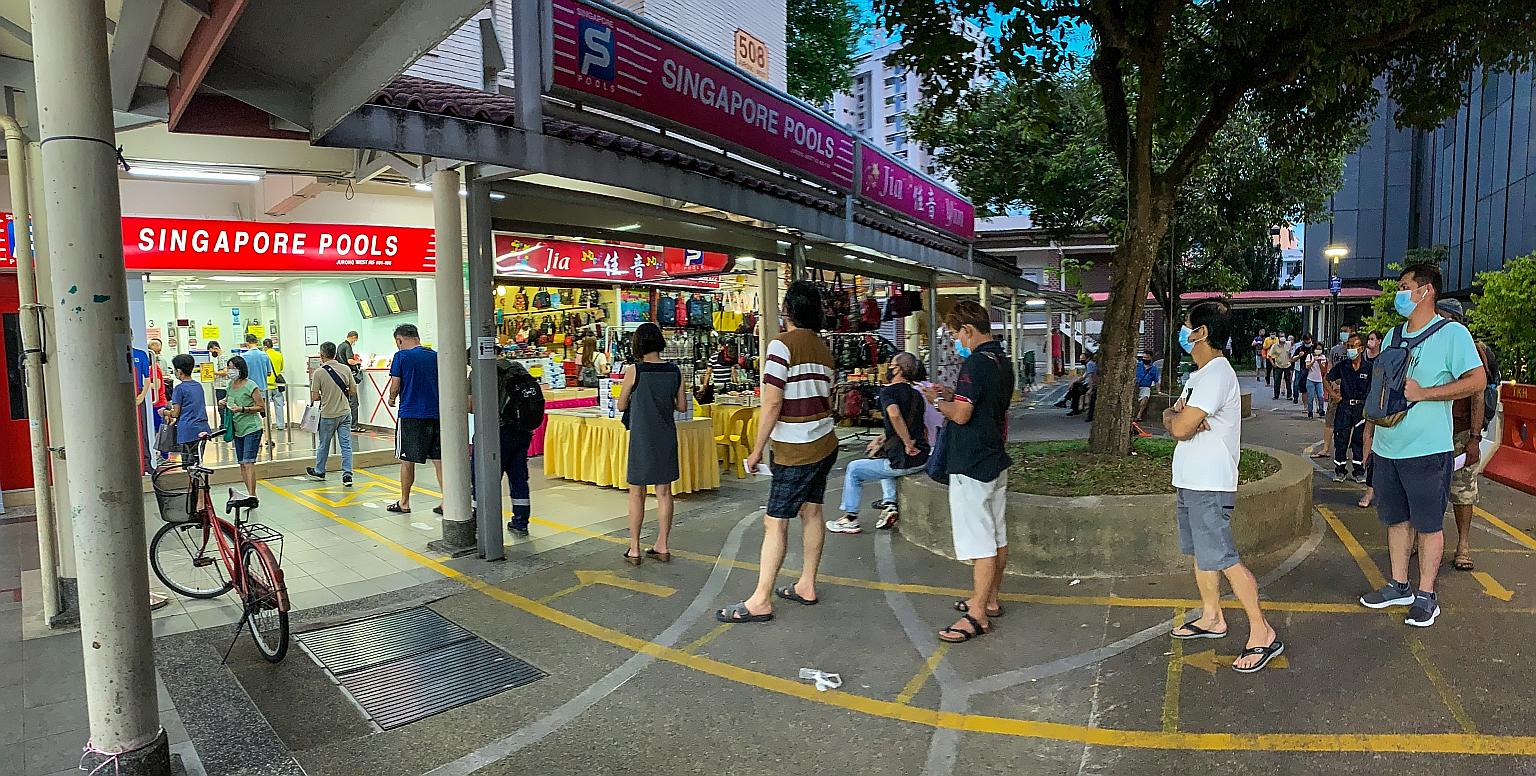 The survey showed a decrease in those who took part in at least one form of gambling activity in the past year, compared with the 2017 survey. This decrease was observed across most demographic groups and gambling products such as 4-D and Toto.