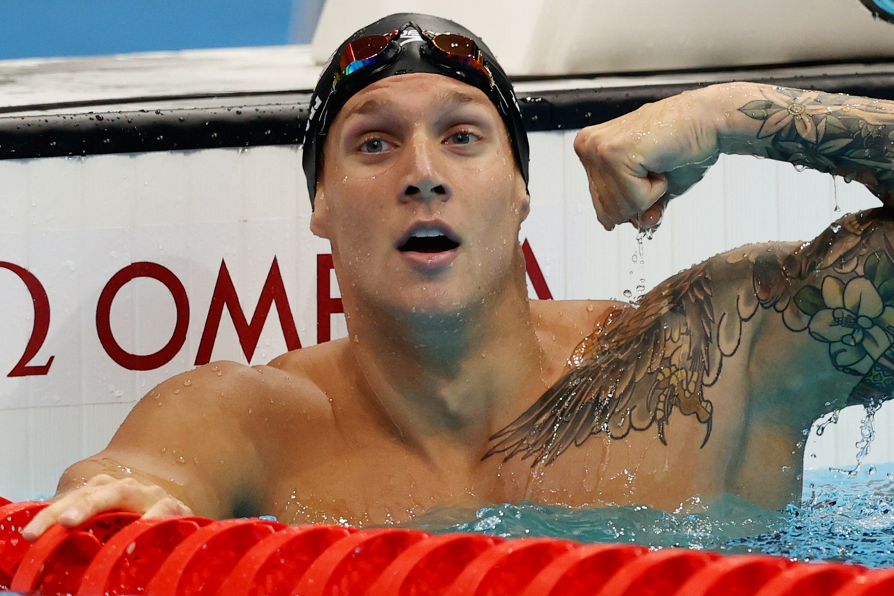 Olympics: US star Caeleb Dressel sets world record of 49.45sec in 100m ...