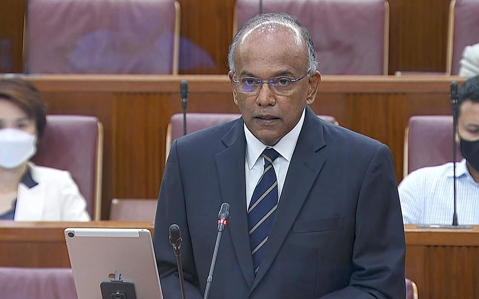 On the quality of officers and leadership of the police force, Home Affairs and Law Minister K. Shanmugam said this does not mean only educational qualities, but also those of character. He quoted founding prime minister Lee Kuan Yew, who had said th