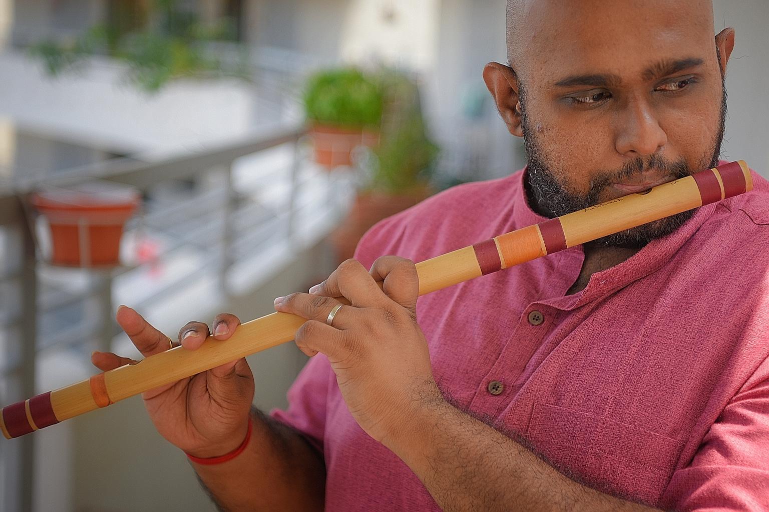Niranjan Pandian, a composer and musician, represents Singapore as a member of C asean Consonant, an ensemble made up of musicians from South-east Asia.