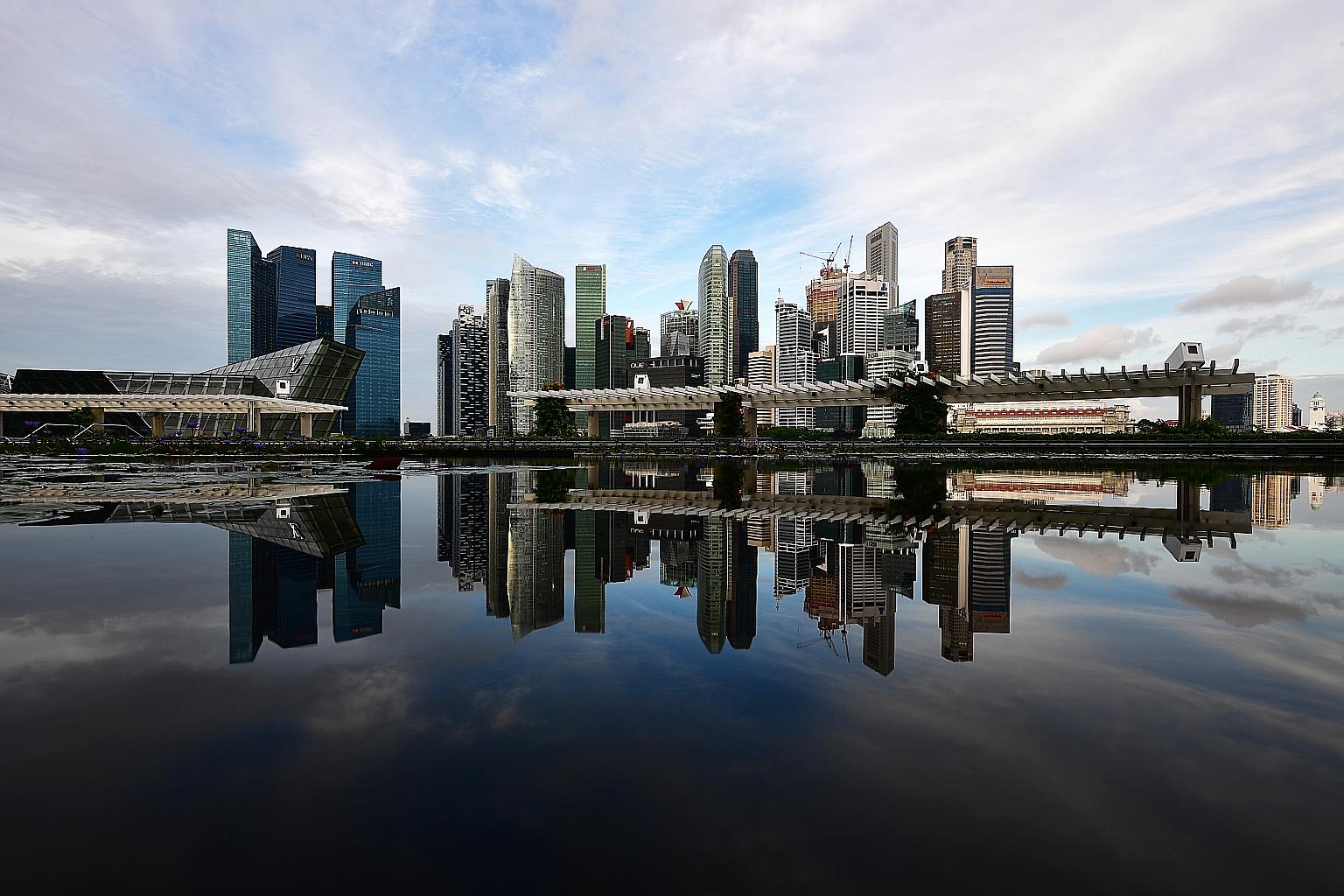 The future for Singapore is waiting in moments of transition: across trade and supply chains, digital economies, adoption of sustainable practices and rising wealth, says the writer.