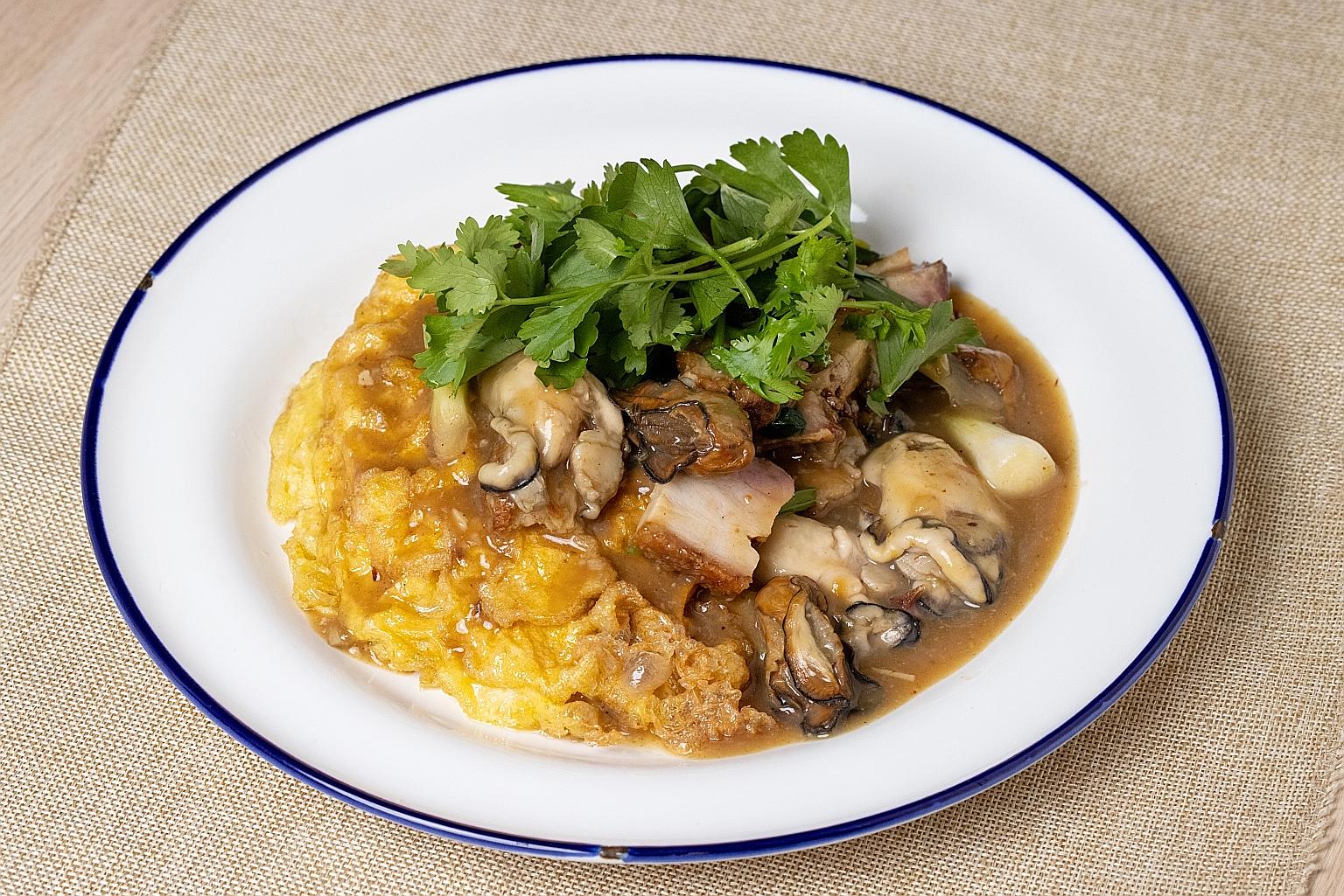 Artichoke's chef-owner Bjorn Shen will collaborate with Sarsa's chef JP Anglo to put their spin on orh luak (oyster omelette) by adding roast pork.