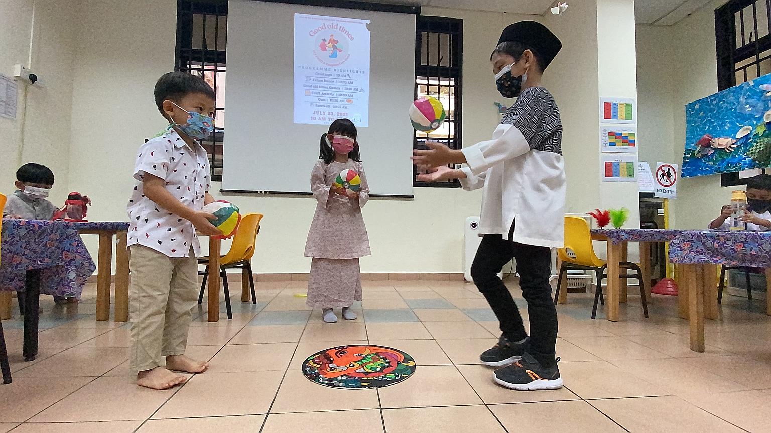 Children playing traditional games at a pre-school. The need for better understanding, as well as openness to the diversity of views on issues of race and religion, was a key takeaway from several recent forums held on the topic.