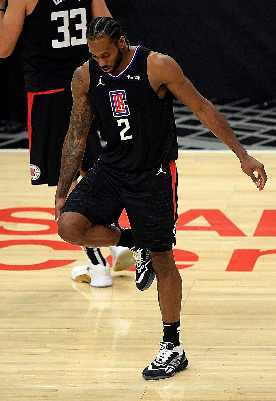 Los Angeles Clippers star Kawhi Leonard is set to miss a large part of the new season as ACL injuries require a long time to recover. PHOTO: AGENCE FRANCE-PRESSE