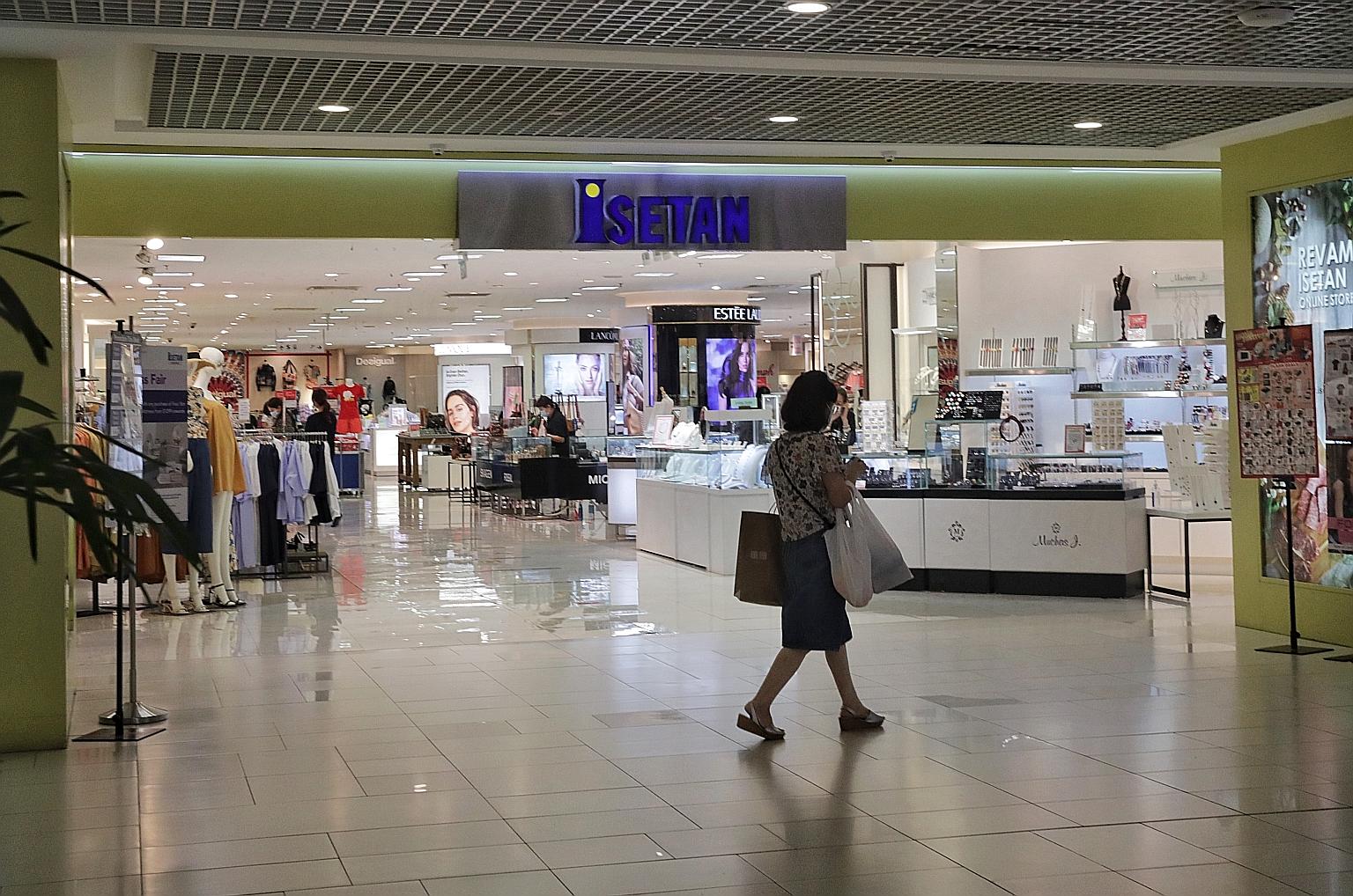 Isetan Katong opened at Parkway Parade in 1983, first starting with three floors of retail space and now occupying two floors. The lease for the store at the mall in Marine Parade expires on March 9 next year. 
